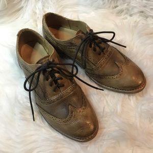 BedStu Handmade Lita Leather Oxfords